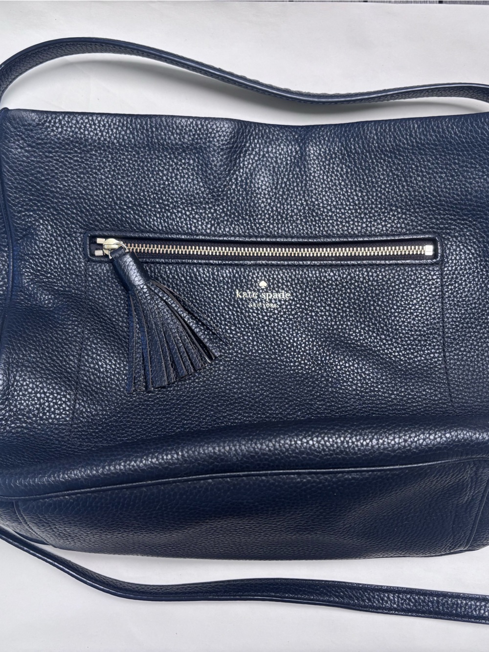 kate spade Black Pebbled Leather Bag